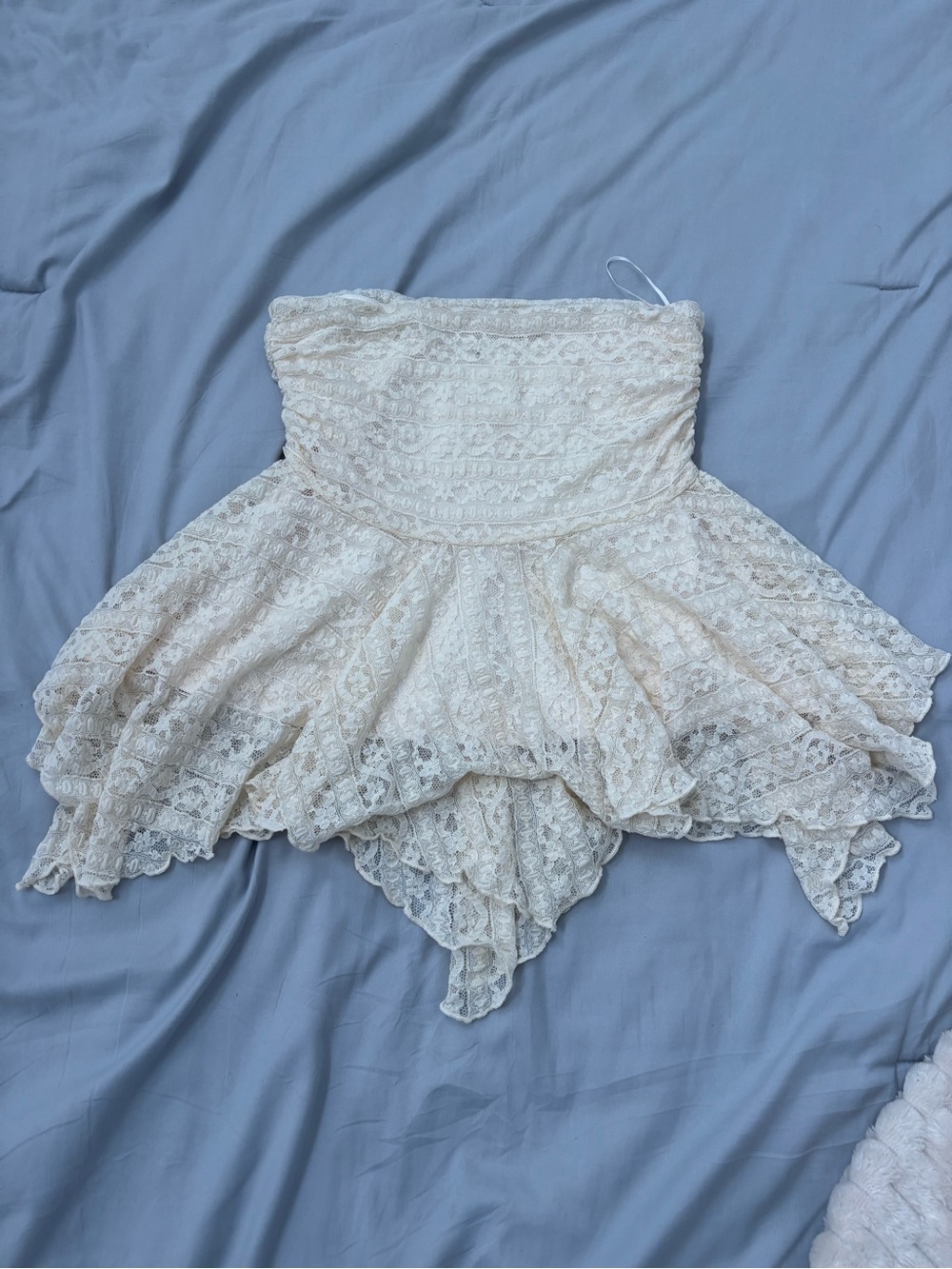 Princess Polly Ivory Lace Skirt